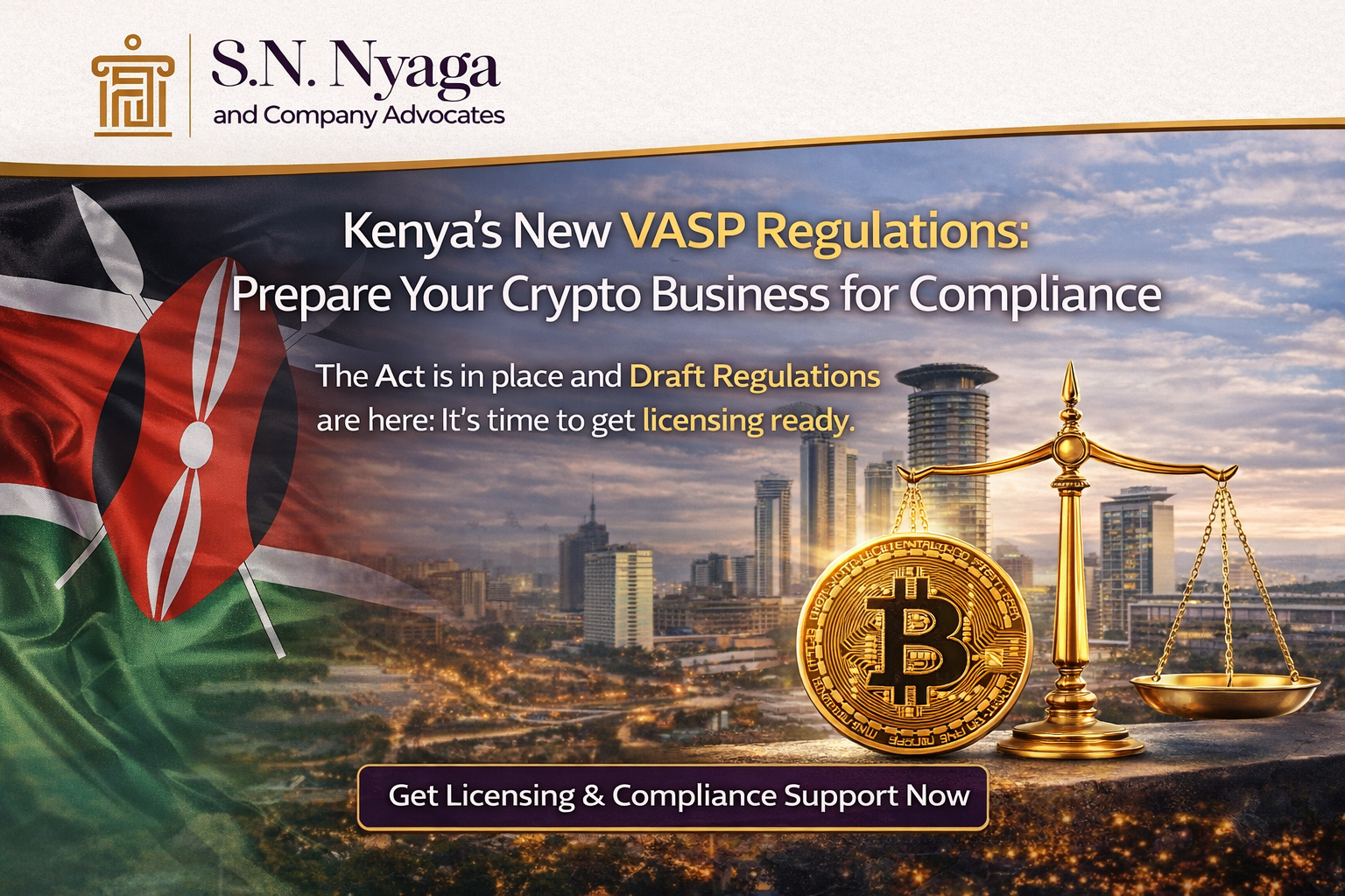 Kenya VASP Act & Draft Regulations 2026: Licensing Guide for Crypto Businesses